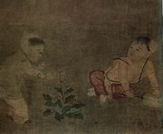 小庭婴戏图